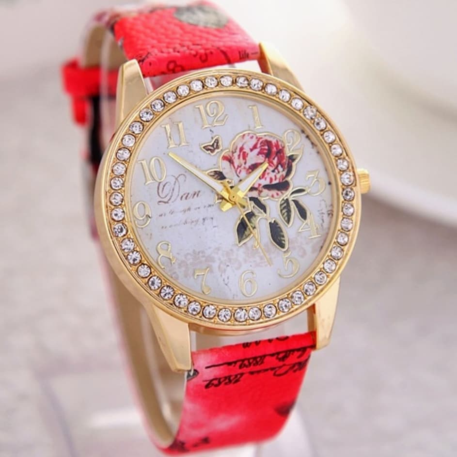 Bling Rose Watch