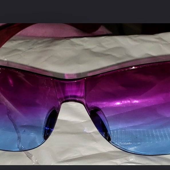 Purple blue jelly fade out sunglasses. Lightweight and fabulous!