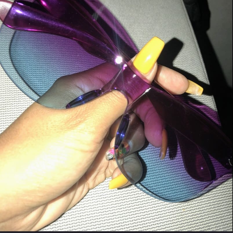 Purple blue jelly fade out sunglasses. Lightweight and fabulous!