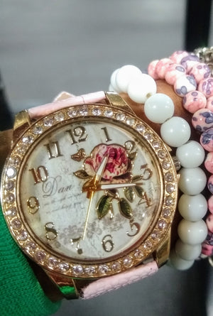 Bling Rose Watch