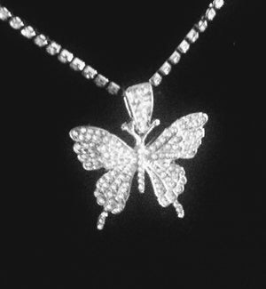 "The Princess" Bling Butterfly Necklace