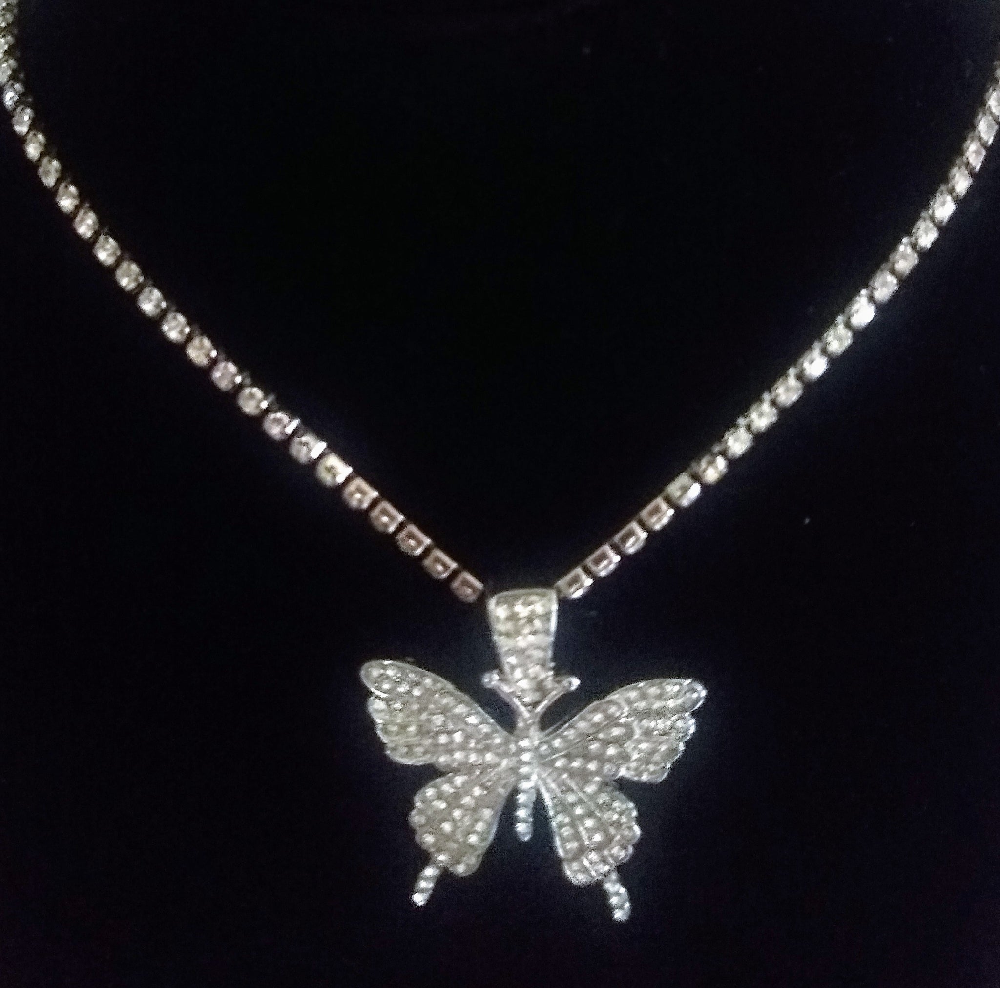 "The Princess" Bling Butterfly Necklace