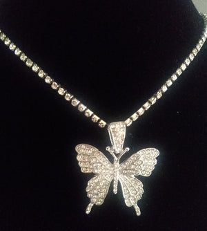 "The Princess" Bling Butterfly Necklace