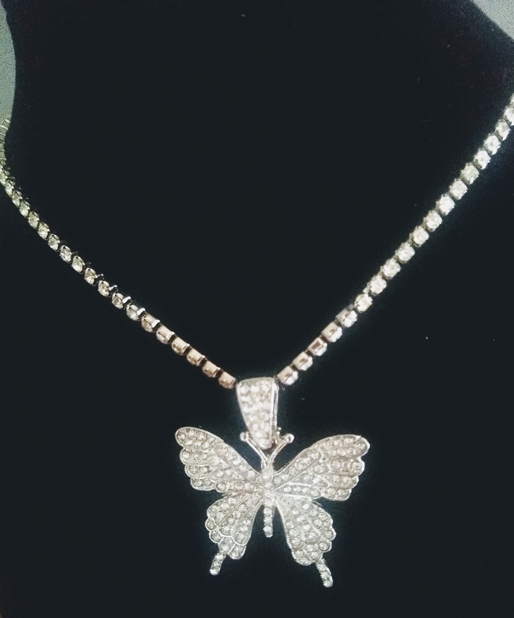 "The Princess" Bling Butterfly Necklace