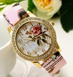 Bling Rose Watch