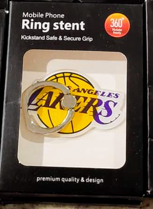 LA Lakers cell phone ring stand.