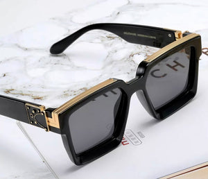 The”Millionaire” Sunglasses in Black Ice