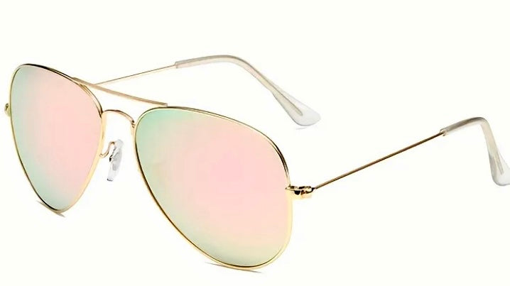 Chris Unisex Rose Gold Aviators