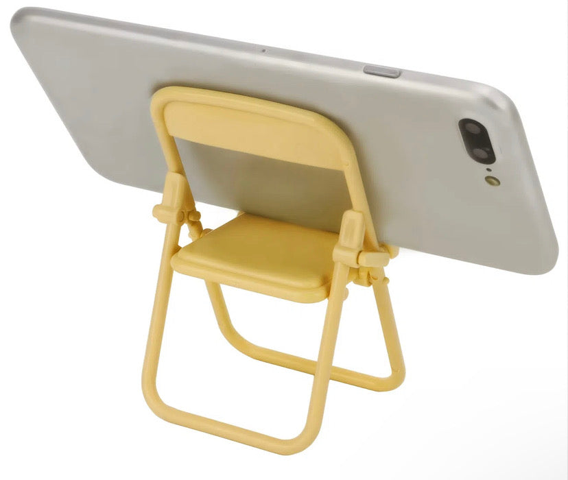 Chair cellphone stand