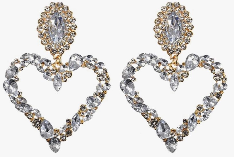 Love Me Crystal Drop Earrings